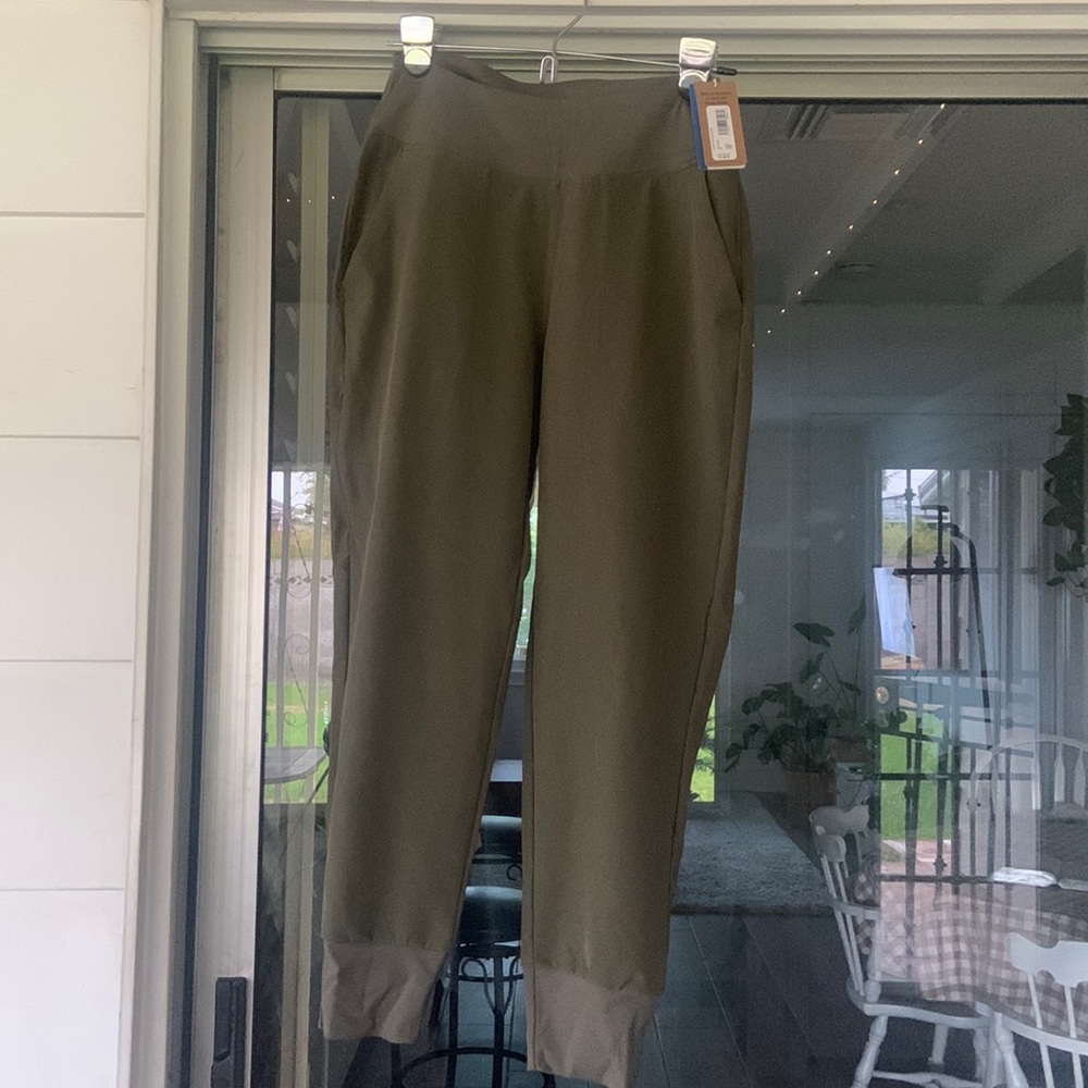 Patagonia joggers, green